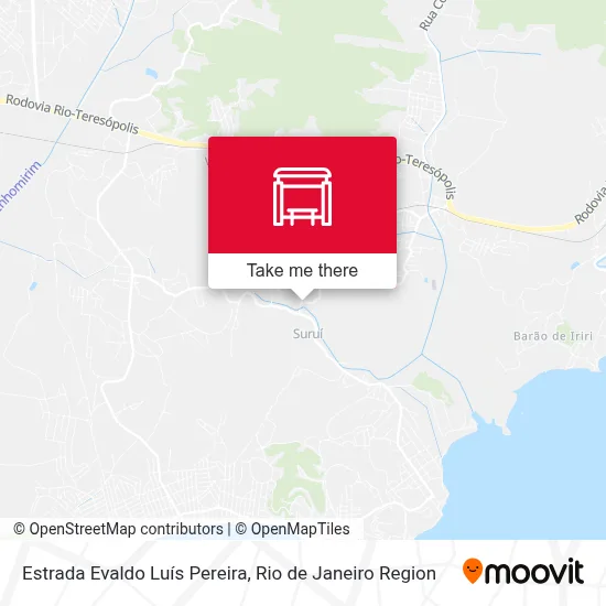 Estrada Evaldo Luís Pereira map