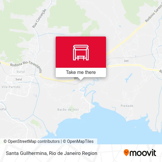 Santa Guilhermina map