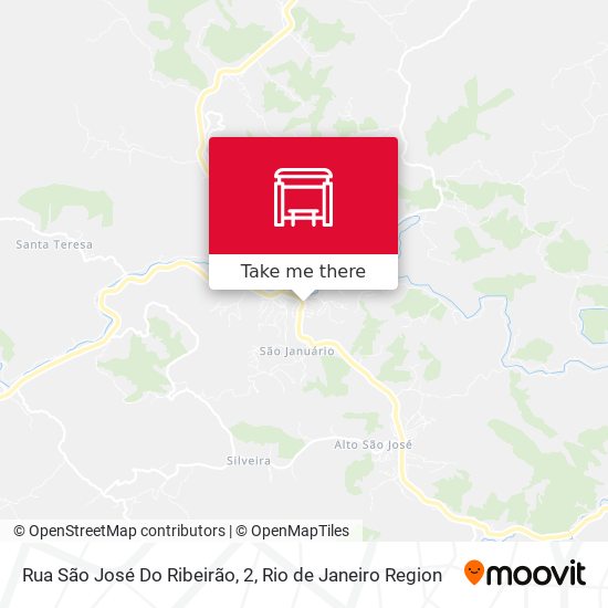 Rua São José Do Ribeirão, 2 map