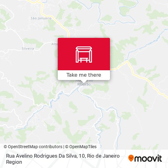 Rua Avelino Rodrigues Da Silva, 10 map