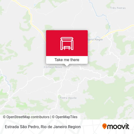 Estrada São Pedro map
