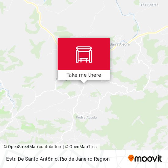 Estr. De Santo Antônio map