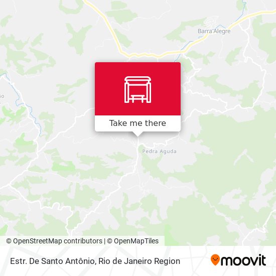 Estr. De Santo Antônio map