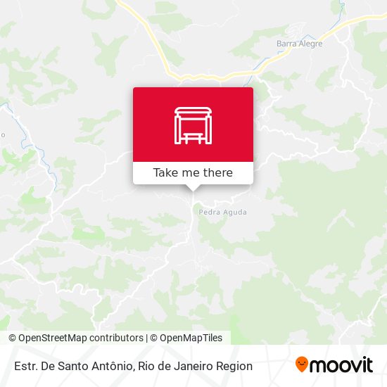 Estr. De Santo Antônio map