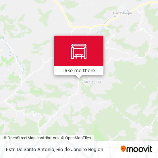 Estr. De Santo Antônio map