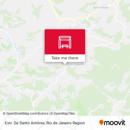 Estr. De Santo Antônio map