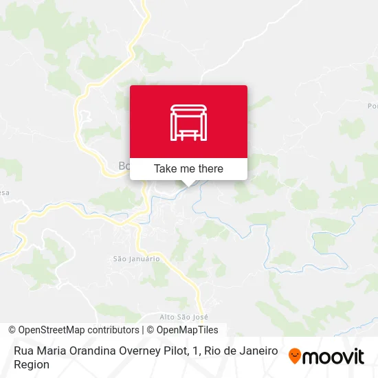 Rua Maria Orandina Overney Pilot, 1 map