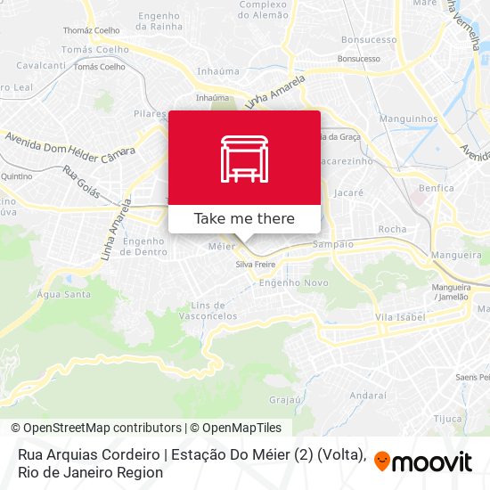 Mapa Rua Arquias Cordeiro | Estação Do Méier (2) (Volta)