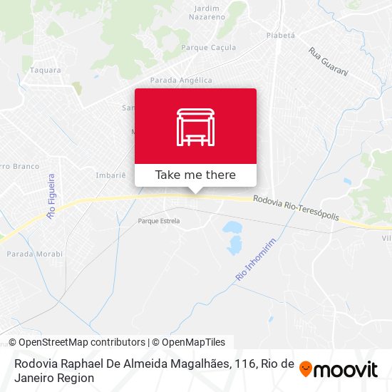 Rodovia Raphael De Almeida Magalhães, 116 map