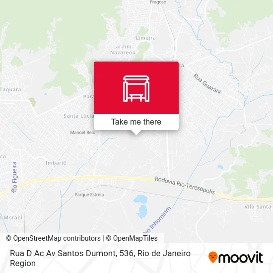 Rua D Ac Av Santos Dumont, 536 map