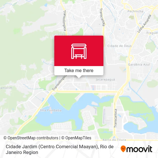 Cidade Jardim (Centro Comercial Maayan) map