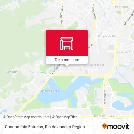 Condomínio Estrelas map