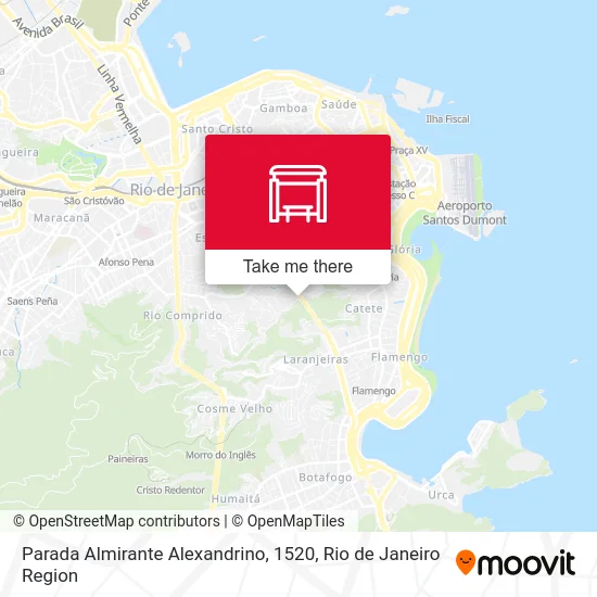 Parada Almirante Alexandrino, 1520 map