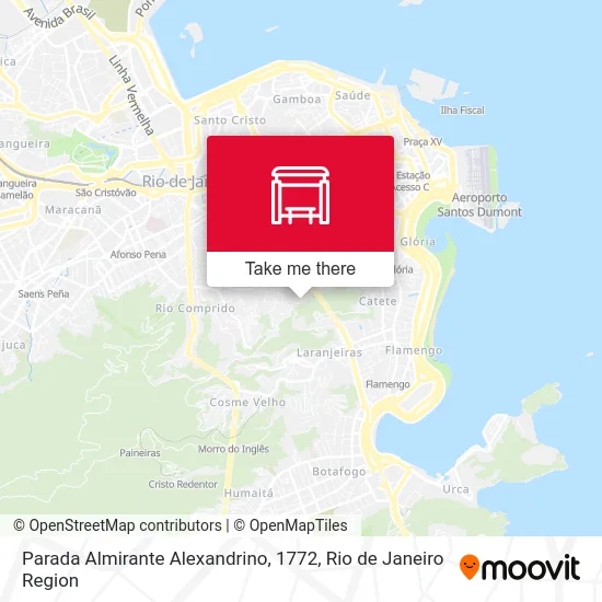 Parada Almirante Alexandrino, 1772 map