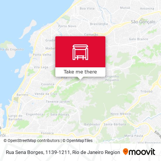 Rua Sena Borges, 1139-1211 map