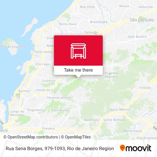 Rua Sena Borges, 979-1093 map