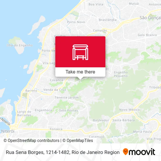 Rua Sena Borges, 1214-1482 map