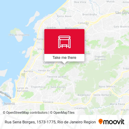 Rua Sena Borges, 1573-1775 map