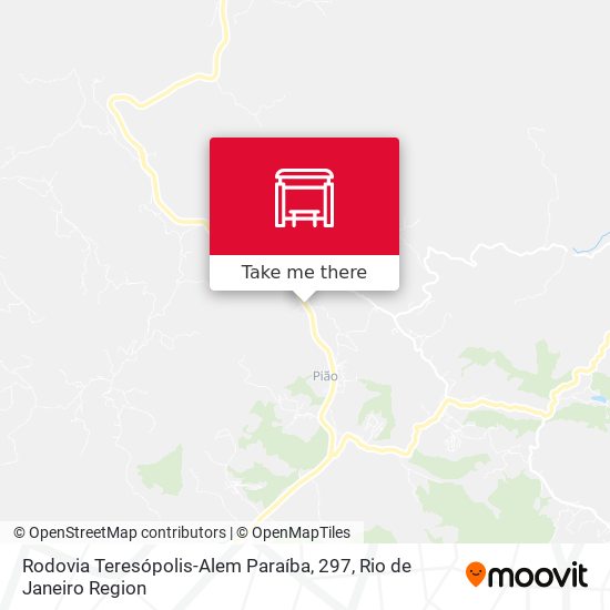 Rodovia Teresópolis-Alem Paraíba, 297 map