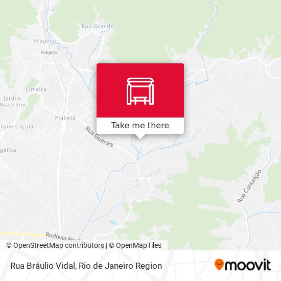 Rua Bráulio Vidal map