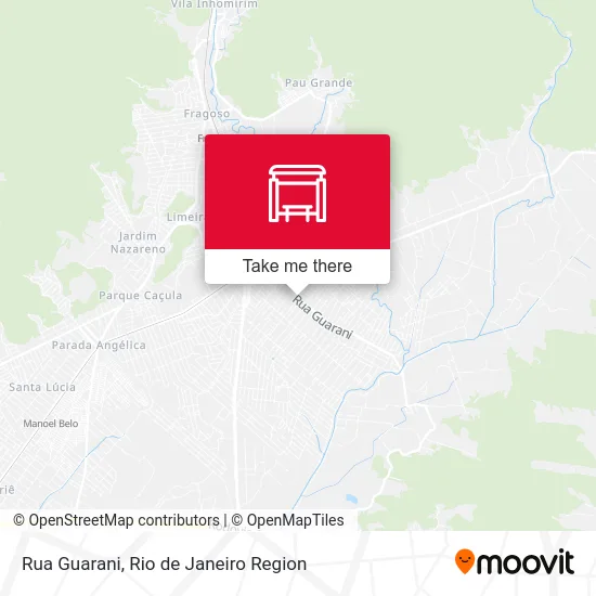 Rua Guarani map