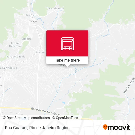 Rua Guarani map