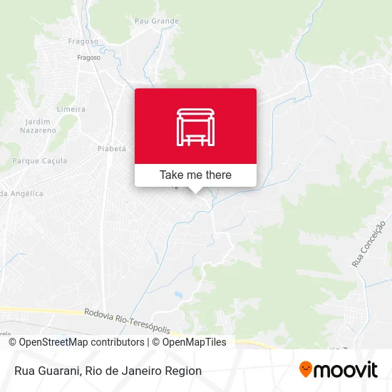 Rua Guarani map