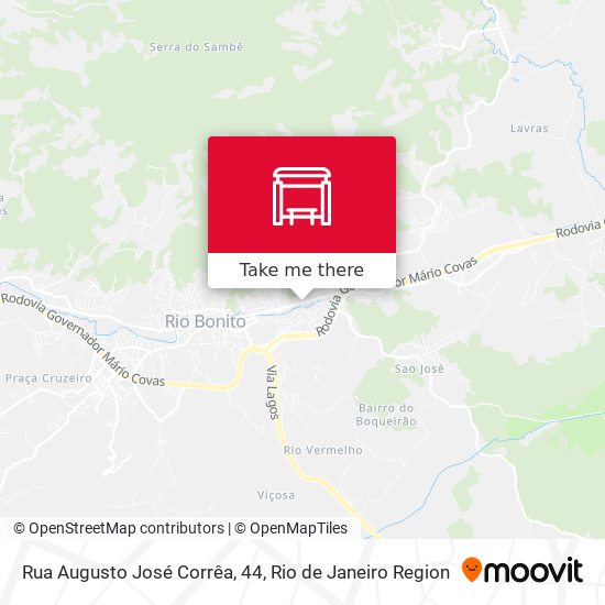 Mapa Rua Augusto José Corrêa, 44