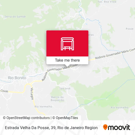 Estrada Velha Da Posse, 39 map