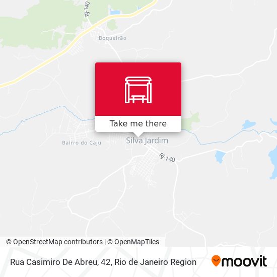 Mapa Rua Casimiro De Abreu, 42