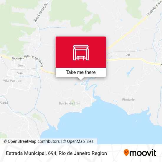 Estrada Municipal, 694 map