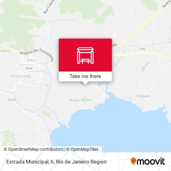 Estrada Municipal, 6 map