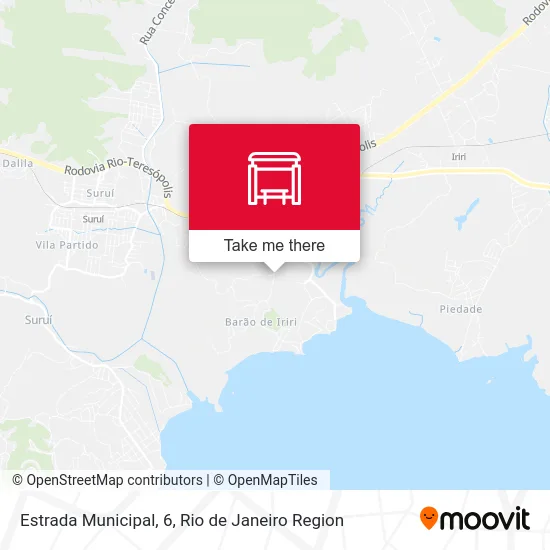 Estrada Municipal, 6 map