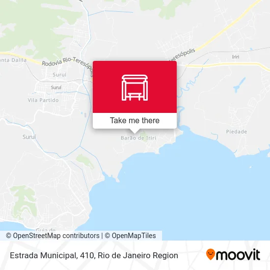 Estrada Municipal, 410 map