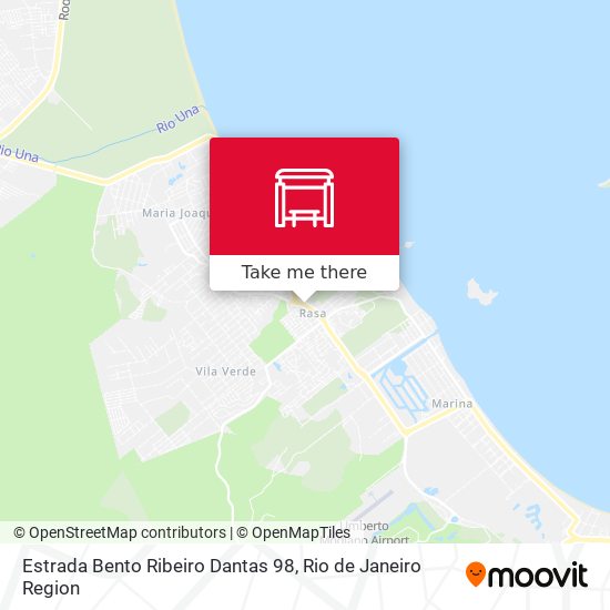 Estrada Bento Ribeiro Dantas 98 map