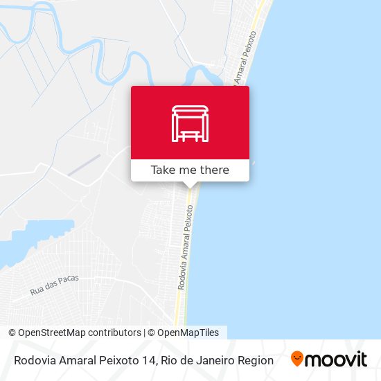 Rodovia Amaral Peixoto 14 map