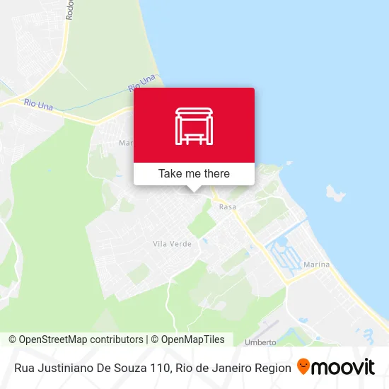 Rua Justiniano De Souza 110 map