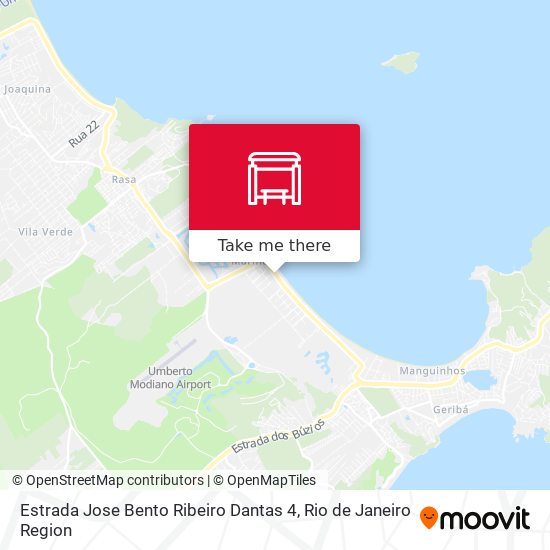Estrada Jose Bento Ribeiro Dantas 4 map