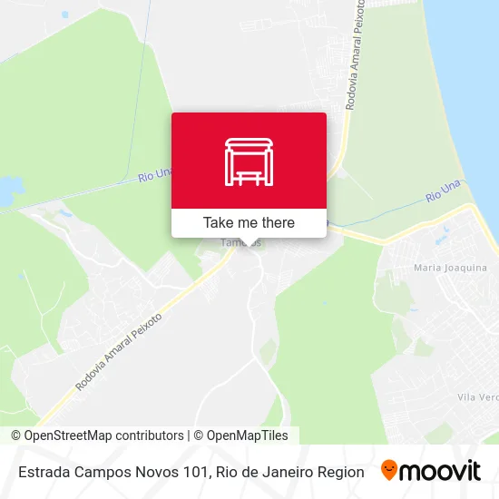 Estrada Campos Novos 101 map