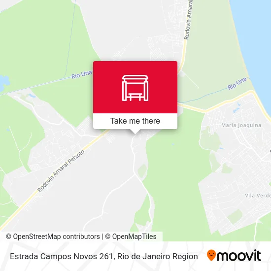 Estrada Campos Novos 261 map