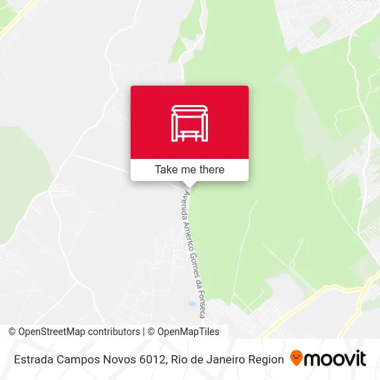 Estrada Campos Novos 6012 map