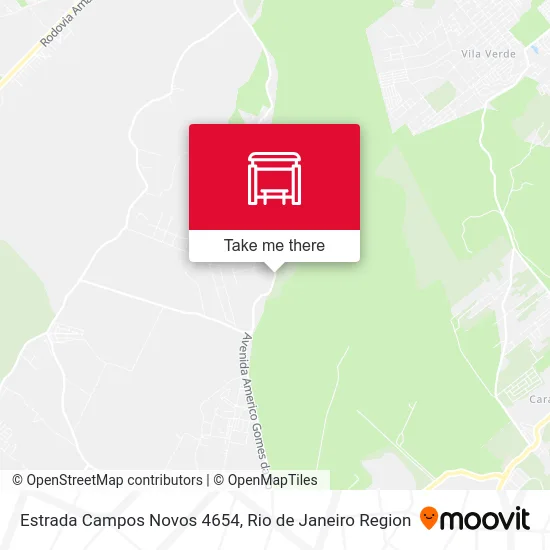 Estrada Campos Novos 4654 map