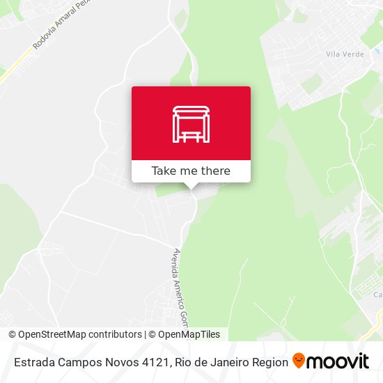 Estrada Campos Novos 4121 map