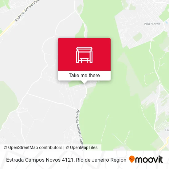 Estrada Campos Novos 4121 map