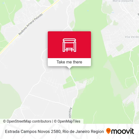 Estrada Campos Novos 2580 map