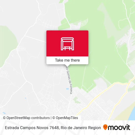 Estrada Campos Novos 7648 map