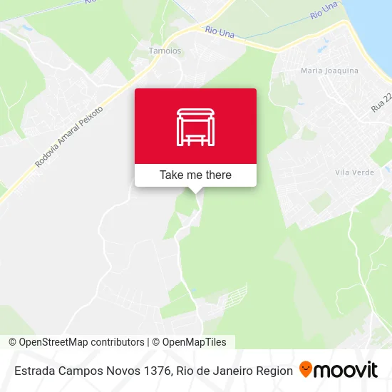 Estrada Campos Novos 1376 map