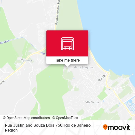 Rua Justiniano Souza Dois 750 map