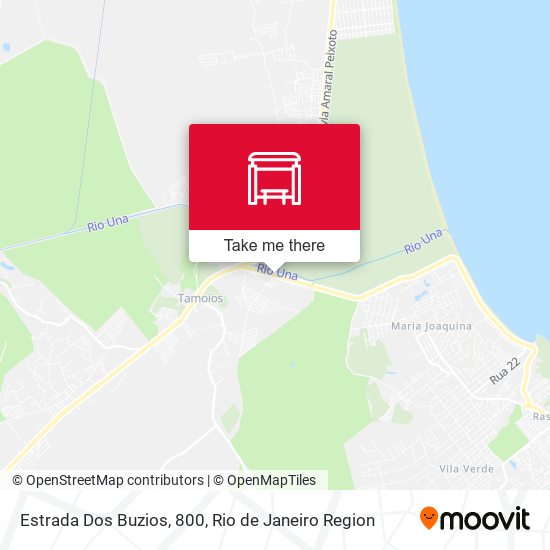 Estrada Dos Buzios, 800 map