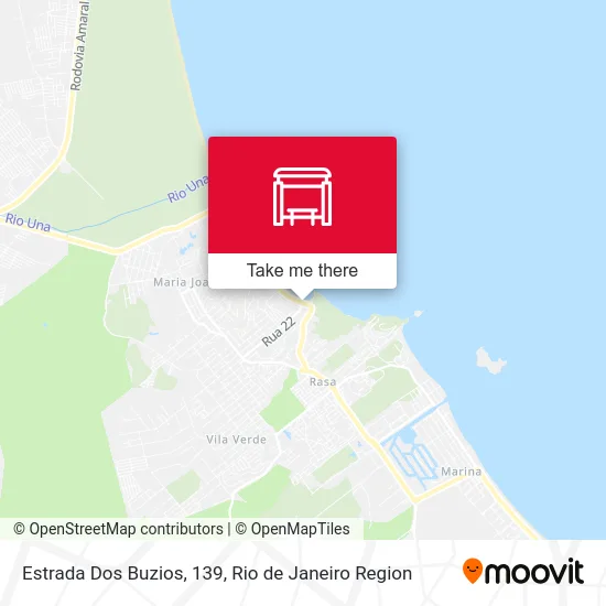 Estrada Dos Buzios, 139 map